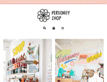 Tablet Screenshot of personifyshop.com